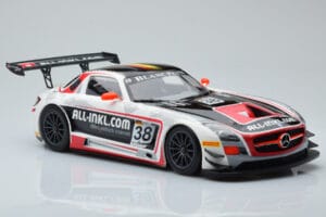 Mercedes SLS AMG GT3 Munnich Motorsport #38 M. Basseng / M. Winkelhock Champions FIA GT1 World Championship 2012 Minichamps 1 — attēls 4 no 6
