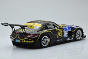 Mercedes SLS AMG GT3 Rowe Racing #125 Zehe / Bullitt / Renger / Hartung ADAC 24 Hours of Nurburgring 2013 Minichamps 1:18 151 — attēls 2 no 6
