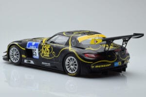 Mercedes SLS AMG GT3 Rowe Racing #125 Zehe / Bullitt / Renger / Hartung ADAC 24 Hours of Nurburgring 2013 Minichamps 1:18 151 — attēls 5 no 6