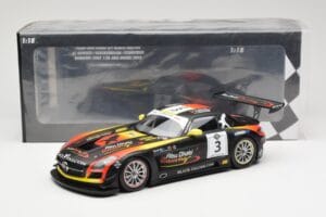 Mercedes SLS AMG GT3 #3 Team Abu Dhabi By Black Falcon K. Al Qubaisi / M. Bleekemolen / B. Schneider Winners Gulf 12 Hours Ab — attēls 6 no 6