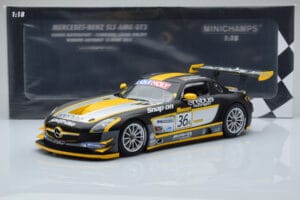 Mercedes SLS AMG GT3 Team Erebus Motorsport #36 B. Schneider / A. Jager / C. Roloff Winners Bathurst 12 Hours 2013 Minichamps — attēls 6 no 6