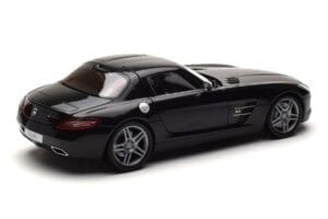 Mercedes SLS AMG Obsidian Melns Metaliks Minichamps 1:18 B66960042 Metāls — attēls 3 no 7