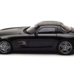Mercedes SLS AMG Obsidian Melns Metaliks Minichamps 1:18 - image 4 of 7