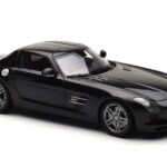 Mercedes SLS AMG Obsidian Melns Metaliks Minichamps 1:18 - image 5 of 7