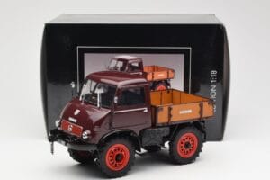 Mercedes Unimog 401 With Westfalia Cabin Schuco 1:18 450014300 Metāls — attēls 8 no 8