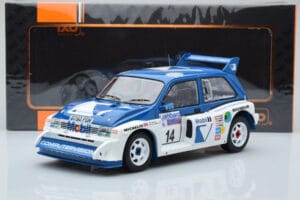 MG Metro 6R4 #14 D. Llewellin / P. Short RAC Rally 1986 IXO 1:18 18RMC068C Metāls — attēls 6 no 6