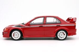Mitsubishi Lancer Evolution VI CP9A Tommi Makinen Edition Sarkans Otto 1:18 OT422 Sveķi — attēls 3 no 5