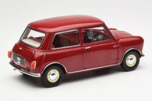 Morris Mini Minor Sarkans Kyosho 1:18 08964R Metāls — attēls 3 no 8