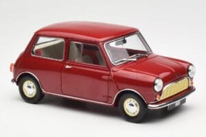 Morris Mini Minor Sarkans Kyosho 1:18 08964R Metāls — attēls 6 no 8