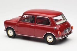 Morris Mini Minor Sarkans Kyosho 1:18 08964R Metāls — attēls 7 no 8