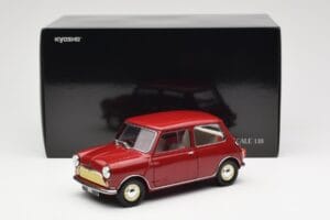 Morris Mini Minor Sarkans Kyosho 1:18 08964R Metāls — attēls 8 no 8