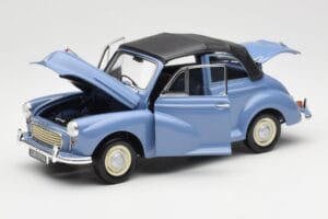 Morris Minor Kabriolets Zils Minichamps 1:18 150137030 Metāls — attēls 2 no 8