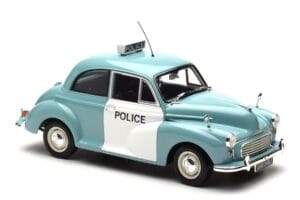 Morris Minor Policija Zils & Balts Minichamps 1:18 150137090 Metāls — attēls 6 no 8