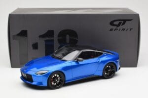 Nissan Fairlady Z Z35 Bayside Zils GT Spirit 1:18 GT387 Sveķi — attēls 6 no 6