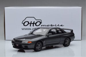 Nissan Skyline GT-R BNR32 Nismo Pelēks Otto 1:18 OT411 Sveķi — attēls 6 no 6