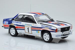 Opel Ascona 400 Rothmans #1 W. Rohrl / C. Geistdorfer Rally Acropolis 1982 IXO 1:18 18RMC097A Metāls — attēls 4 no 6
