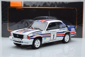 Opel Ascona 400 Rothmans #1 W. Rohrl / C. Geistdorfer Rally Acropolis 1982 IXO 1:18 18RMC097A Metāls — attēls 6 no 6