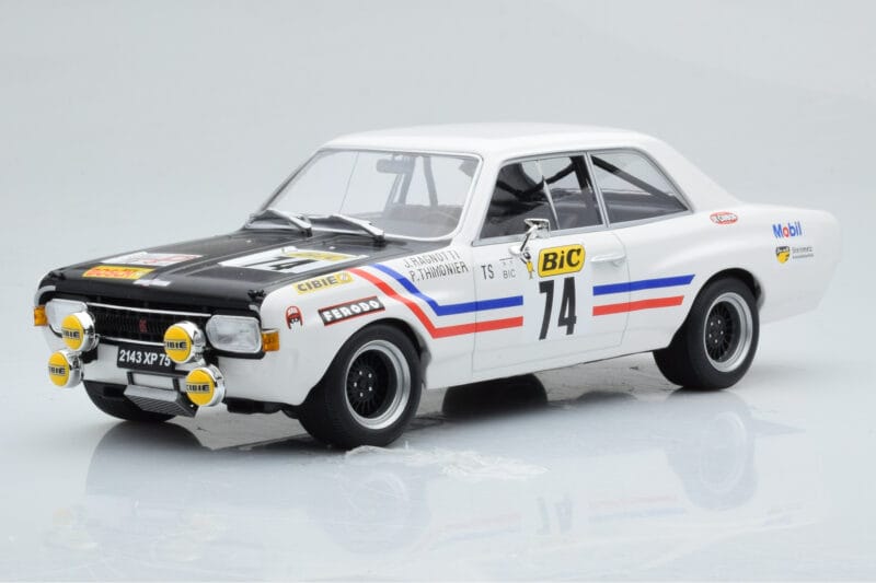 Opel Commodore A Steinmetz #74 J. Ragnotti / Thimonier Tour de France Automobile 1971 Minichamps 1:18