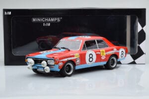 Opel Commodore A Steinmetz #8 Tuerlinx / T. Pilette 24 Hours of Spa 1972 Minichamps 1:18 155724608 Metāls — attēls 6 no 6