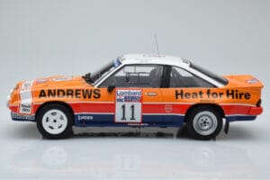 Opel Manta 400 #11 R. Brookes / M. Broad RAC Rally 1985 IXO 1:18 18RMC099 Metāls — attēls 3 no 6