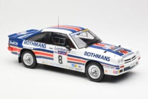 Opel Manta 400 Rothmans #8 J. McRae / I. Grindrod Lombard RAC Rally 1983 IXO 1:18 18RMC038A Metāls — attēls 4 no 6