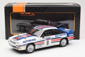 Opel Manta 400 Rothmans #8 J. McRae / I. Grindrod Lombard RAC Rally 1983 IXO 1:18 18RMC038A Metāls — attēls 6 no 6