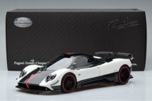 Pagani Zonda Cinque Balts Benny Almost Real 1:18 850601001 Metāls — attēls 12 no 12