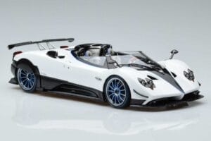 Pagani Zonda HP Barchetta Carbon Fiber Balts LCD 1:18 LCD18009-WH Metāls — attēls 6 no 9