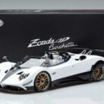Pagani Zonda HP Barchetta Carbon Fiber Balts LCD 1:18 LCD18009 WH Metāls - image 9 of 9