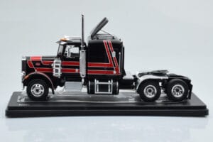 Peterbilt 359 Melns Sarkans IXO 1:43 TR158 Metāls — attēls 2 no 4