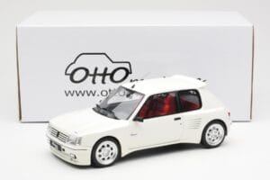 Peugeot 205 Dimma Balts Otto 1:18 OT681 Sveķi — attēls 6 no 6