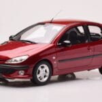 Peugeot 206 S16 Sarkans Otto 1:18