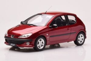 Peugeot 206 S16 Sarkans Otto 1:18