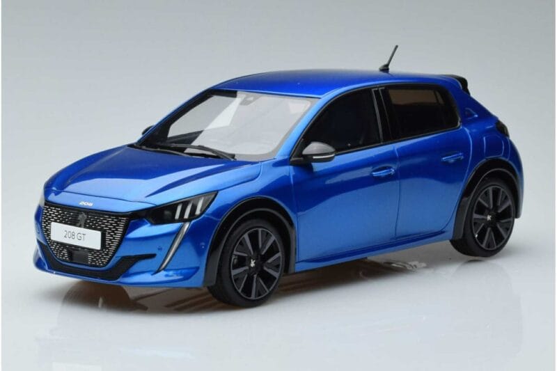 Peugeot 208 GT Line Zils Otto 1:18 OT392 Sveķi