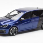Peugeot 308 GTI Magnetic Zils Melns Otto 1:18