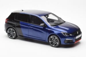 Peugeot 308 GTI Magnetic Zils Melns Otto 1:18 OT922 Sveķi — attēls 4 no 6