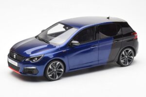 Peugeot 308 GTI Magnetic Zils Melns Otto 1:18