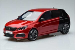 Peugeot 308 T9 GTI Sarkans Otto 1:18 OT368 Sveķi