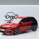 Peugeot 308 T9 GTI Sarkans Otto 1:18 OT368 Sveķi - image 6 of 6