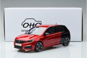 Peugeot 308 T9 GTI Sarkans Otto 1:18 OT368 Sveķi — attēls 6 no 6