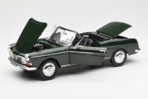 Peugeot 404 Kabriolets Antique Green Ierobežotais Izlaidums Norev 1:18 184829 Metāls — attēls 2 no 8