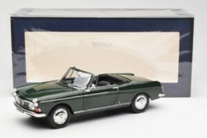 Peugeot 404 Kabriolets Antique Green Ierobežotais Izlaidums Norev 1:18 184829 Metāls — attēls 8 no 8