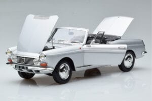Peugeot 404 Kabriolets Sudrabs Norev 1:18 184835 Metāls — attēls 2 no 8