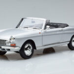 Peugeot 404 Kabriolets Sudrabs Norev 1:18