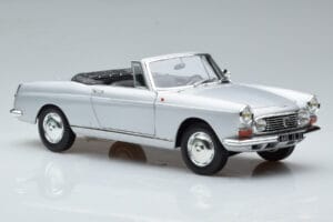 Peugeot 404 Kabriolets Sudrabs Norev 1:18 184835 Metāls — attēls 6 no 8