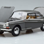 Peugeot 404 Coupe Graphite Pelēks Norev 1:18 - image 2 of 7