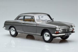 Peugeot 404 Coupe Graphite Pelēks Norev 1:18 184834 Metāls — attēls 5 no 7
