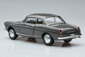 Peugeot 404 Coupe Graphite Pelēks Norev 1:18 184834 Metāls — attēls 6 no 7