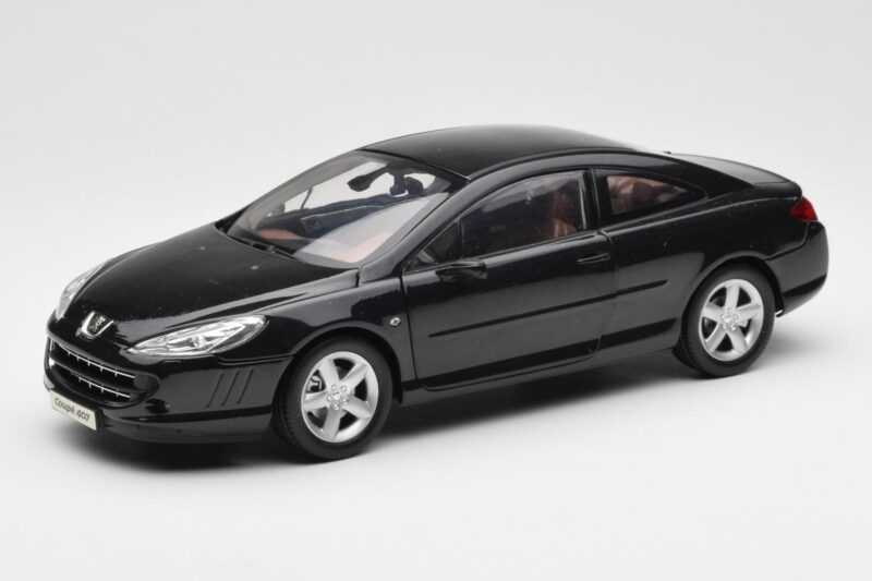 Peugeot 407 Coupe Melns Norev 1:18