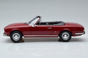 Peugeot 504 Kabriolets Sarkans Norev 1:18 184818 Metāls — attēls 5 no 8